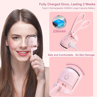 USB Rechargeable Electric Eyelash Curlers